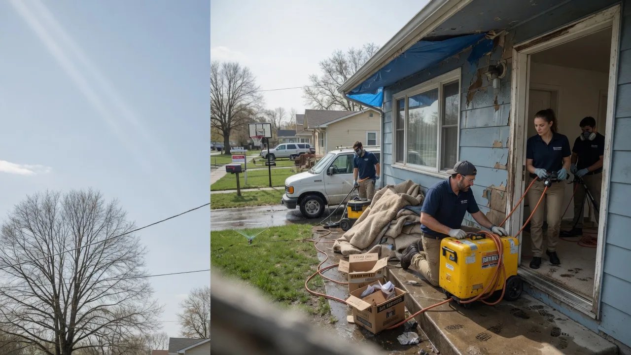 Basement Flood Cleanup in Continental, OH near me